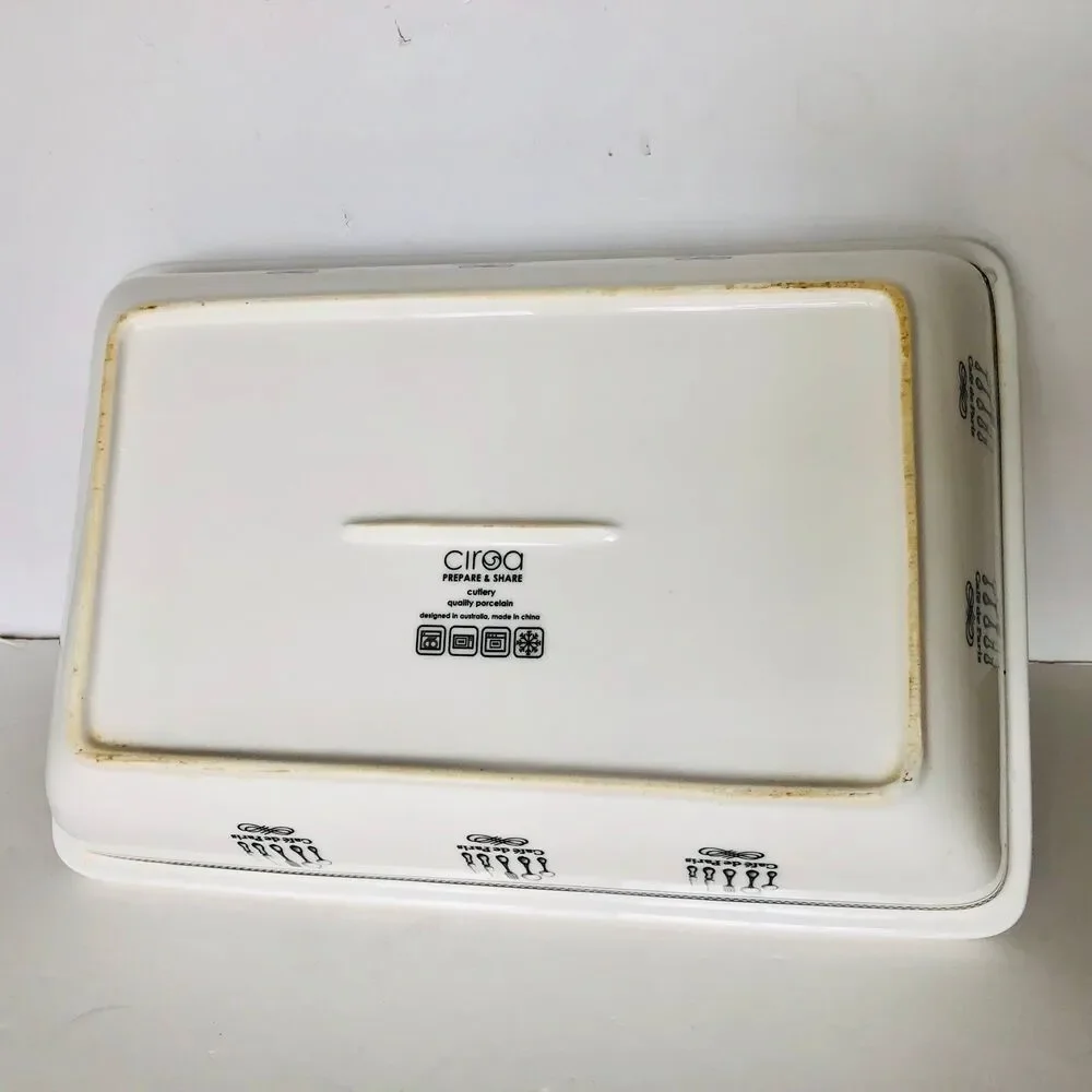 CIROA CUTLERY Prepare & Share Casserole Baking Dish 8 1/2